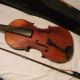 Antique J.  H.  Z.  Violin,  Bow And Hard Case For Restoration Pre 1900. String photo 3