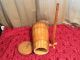 Wooden Country Charm Butter Churn With Lid & Dasher Primitives photo 1