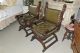 Renaissance Arm Chairs Lions Heads All Leather Post-1950 photo 4