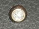 Small Antique Crackle Glass Inset Brass Metal Jewel Button 3 Days Only 7/16 