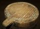 Antique Primitive Tall Wooden Storage Bucket & Lid; Looks Like Old Butter Churn Primitives photo 3