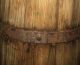 Antique Primitive Tall Wooden Storage Bucket & Lid; Looks Like Old Butter Churn Primitives photo 6