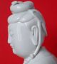 Rare Large 18th - 19th C.  Chinese Blanc - De - Chine Guanyin Figure Signed Pu Ji Yu Ren Kwan-yin photo 2