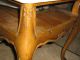 Rare & Unique Weiman Quality Tables Flawless Pink Mauve Marble Top Walnut End 1900-1950 photo 3