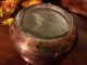 Antique Mixed Metal Decorative Bowl Yogurt Pot Egyptian Arabic Hand Made Middle East photo 3