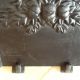Arts And Crafts Cast Iron Fireplace Hearth Panal Very Heavy Charming Piece Arts & Crafts Movement photo 3