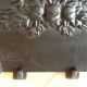 Arts And Crafts Cast Iron Fireplace Hearth Panal Very Heavy Charming Piece Arts & Crafts Movement photo 3