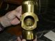 Authentic Nos Gimbal Compass In Wooden Box With Brass Oil Lamp Illuminator - Nos Compasses photo 4