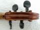 Antique Old Early Violin Flame One Piece Back Patina Full Size 4/4 Nr String photo 10
