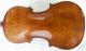 Antique Old Early Violin Flame One Piece Back Patina Full Size 4/4 Nr String photo 2