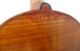 Antique Old Early Violin Flame One Piece Back Patina Full Size 4/4 Nr String photo 5