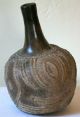 Pre - Columbian Chavin Black Ceramic Vessel 8 1/4 X 4x 4 The Americas photo 2