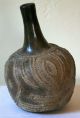 Pre - Columbian Chavin Black Ceramic Vessel 8 1/4 X 4x 4 The Americas photo 3