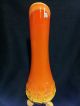 Vintage Retro Mid Century Tall Orange Vase Must See Vases photo 1