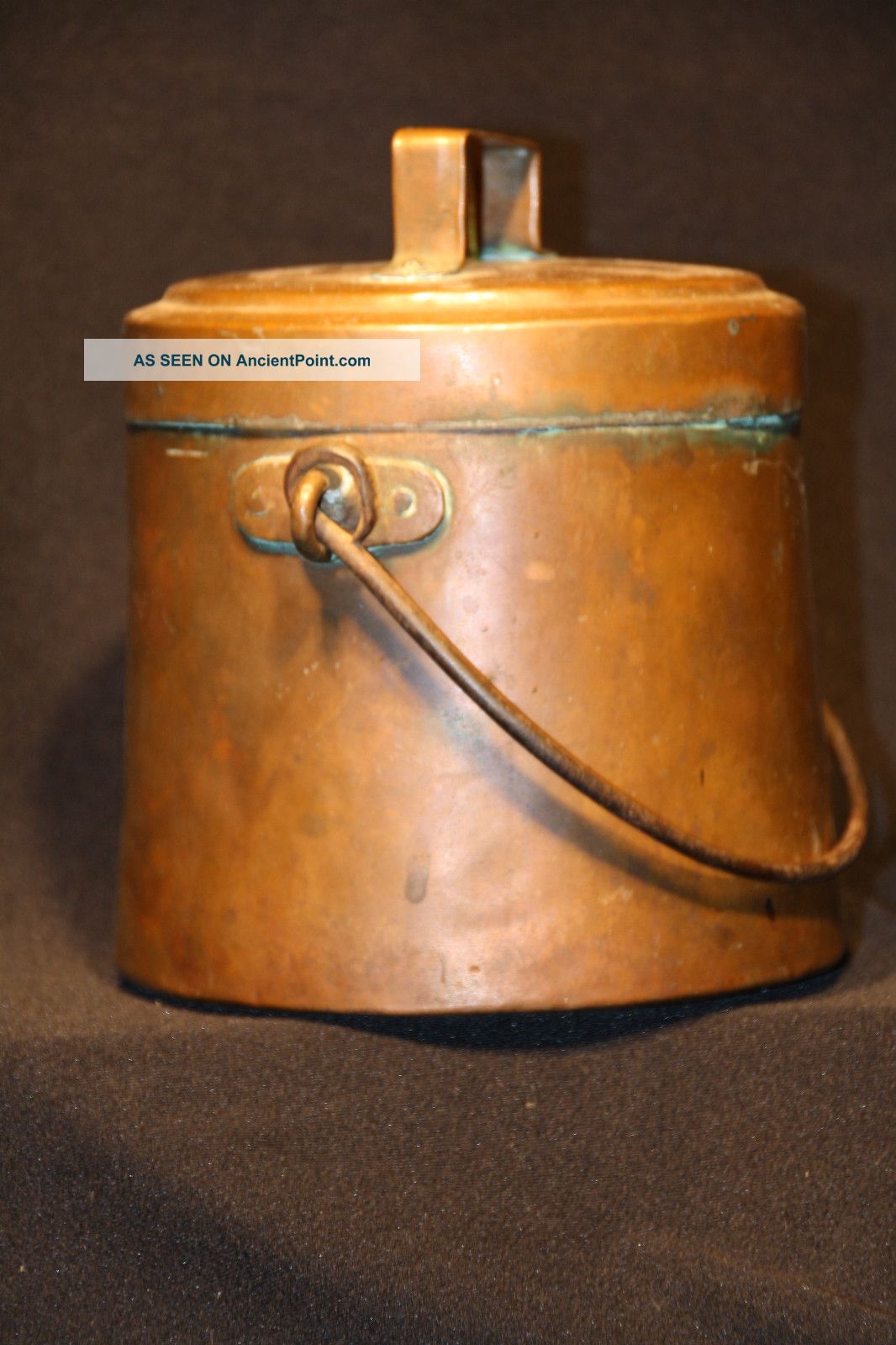 Vintage Copper Pot Metalware photo