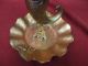 Amazing Pair Of Antique French Brass Cornet Vase,  Art Nouveau Metalware photo 2
