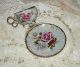 Royal Sealy China Iridescent With Roses Tri - Footed Tea Cup & Saucer Set / Japan Cups & Saucers photo 7