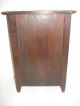 Antique Miniature Doll Wardrobe/armoire - French Breton Carved Provincial Style 1900-1950 photo 3