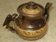 Antique Copper Lustreware Teapot W/lid - Circa 1850 - Unusual Bird (eagle) Handle Teapots & Tea Sets photo 6