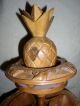3 Tier Hand Carved Wood Lazy Susan (pineapple) Other photo 1