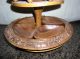 3 Tier Hand Carved Wood Lazy Susan (pineapple) Other photo 3