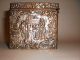 Antique Arts And Crafts Copper Plated Hinged Wood Lined Box Hidden Compartment Arts & Crafts Movement photo 2
