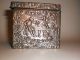 Antique Arts And Crafts Copper Plated Hinged Wood Lined Box Hidden Compartment Arts & Crafts Movement photo 8