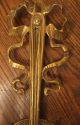 Antique Very Big Ornate Solid Brass Victorian Wall Electric Sconce Fixture Light Chandeliers, Fixtures, Sconces photo 4