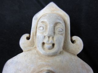 Chinese Classical Hand Carved Old Jade Pendant Wear Hat In Prayer Man Statue 22 photo