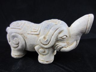 Chinese Classical Hand Carved Old Jade Pendant Gorgeous Pattern Of Elephants 20 photo