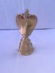 Vintage,  Old & Real Antique Brass Snake With Shivling India photo 3