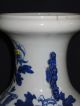 Chinese Antique Cobalt Blue Glaze Vase,  Traditional Motif 2449 Vases photo 5