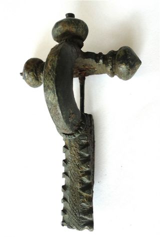 Ancient Roman Legionary Crossbow Fibula Brooch photo