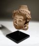 Pre Columbian Pottery Large Male Dignitary Head 6¼in 16cm Veracruz 600 Ad The Americas photo 4