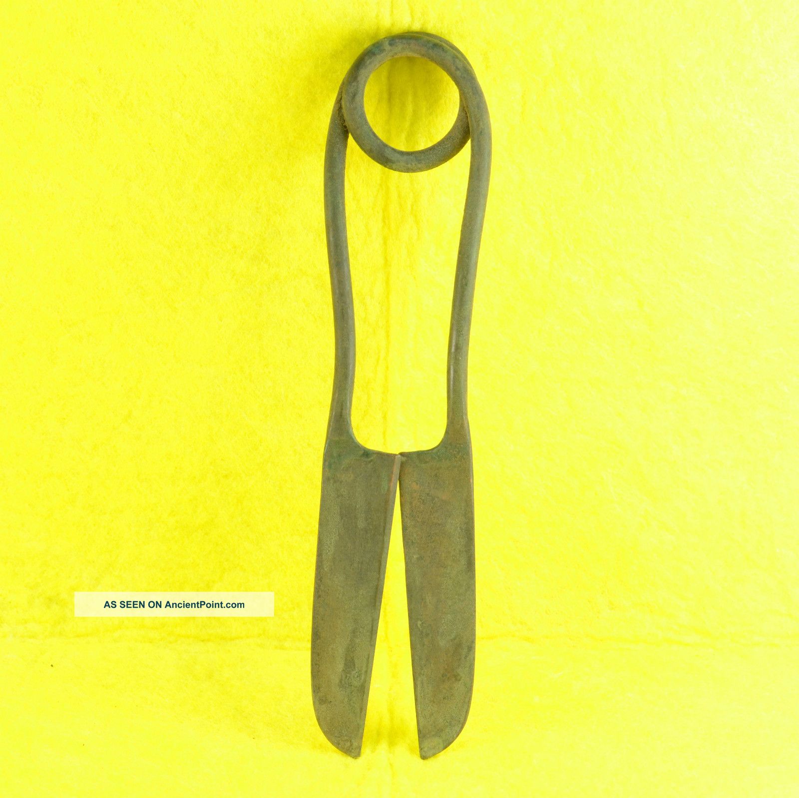 Roman Bronze Medical Cosmetic Instrument Scissors Roman photo