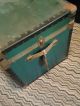 1940 ' S Antique Jchiggins Flat Top Steamer Trunk Chest Miltary Luggage 1900-1950 photo 9