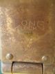 1940 ' S Antique Jchiggins Flat Top Steamer Trunk Chest Miltary Luggage 1900-1950 photo 5