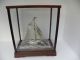 Finest Quality Antique Signed Japanese Sterling Silver Model Yacht Ship By Seki Other photo 9