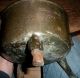 1762 New England Colonial Signed Bronze / Bell Metal Pot Make Do Repairs Primitives photo 8