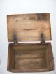 Vintage Wood Dovetail Box & Lid - Primitive Look - Storage Or Display Primitives photo 6