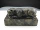 Vintage Chinese Jade Tiger Seal Stamp Hand Carved Large With 3 Characters Seals photo 3
