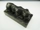 Vintage Chinese Jade Tiger Seal Stamp Hand Carved Large With 3 Characters Seals photo 8
