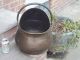 Antique Embossed Coal Scuttle Brass Belgium Bucket Ash Can Old Early Metalware photo 3