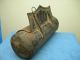 Antique Primitive Wall Mounted Tin Candle Stick Holder Case Hearth Display Toleware photo 4