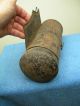 Antique Primitive Wall Mounted Tin Candle Stick Holder Case Hearth Display Toleware photo 6