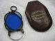 Rare Antique 1900s B&lo Blue Eye Glasses Pincet? Must See W Holders Optical photo 1