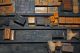 Large Wood Block Letterpress Set From Knights Of Columbus,  Richmond,  Indiana Binding, Embossing & Printing photo 10