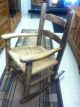 Vintage Ladder Back Youth Rocking Chair Vgc Unknown photo 2