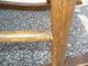 Antique Pressed Back Oak Rocking Chair 1800-1899 photo 3