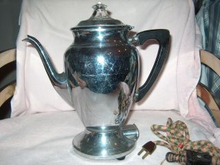 Landers,  Fary And Clark Coffee Pot New Britain.  Conn.  Usa Pot W/pryex Glass Top photo